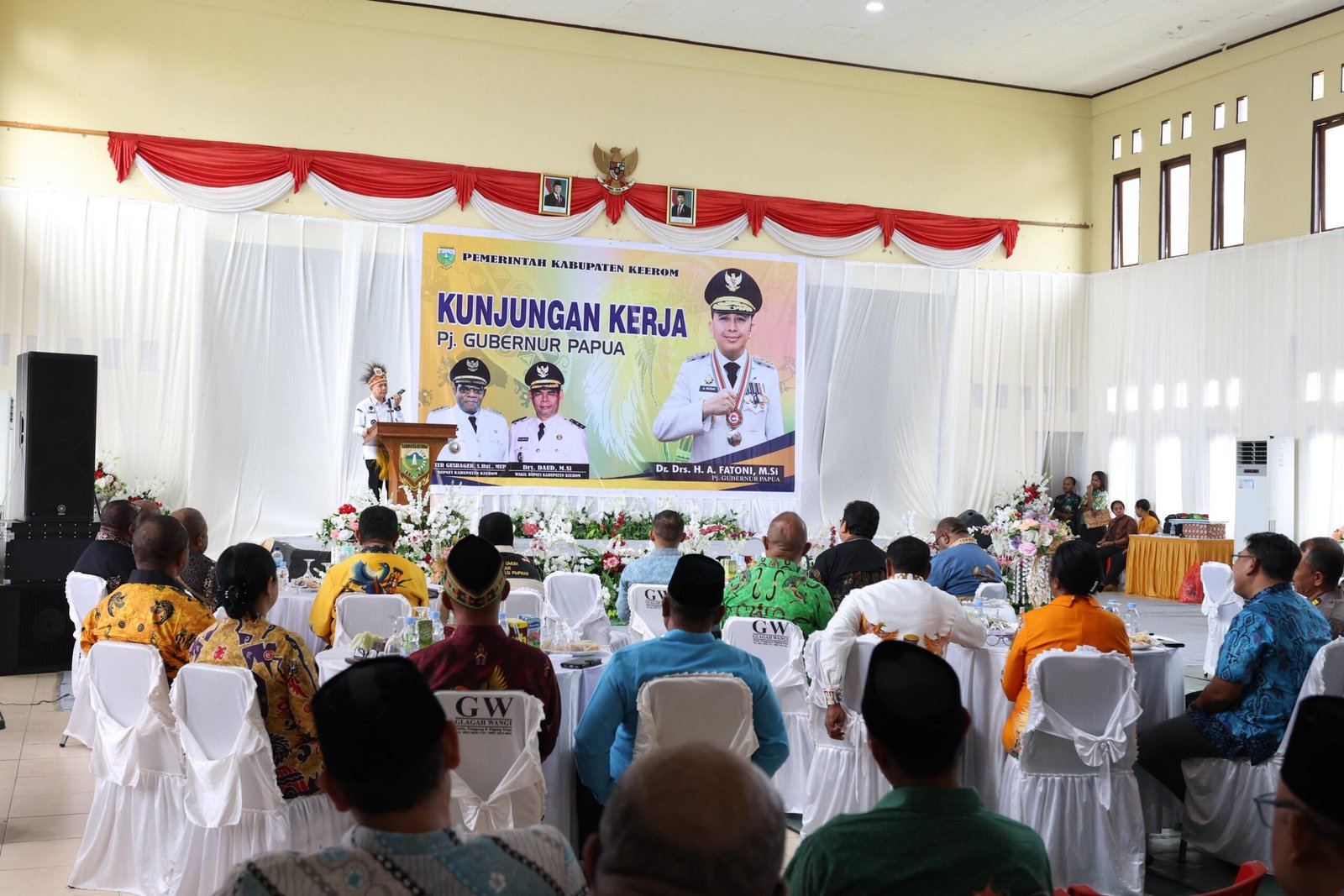 Pj Gubernur Fatoni Tinjau Langsung Kesiapan PSU Papua di Kabupaten Keerom