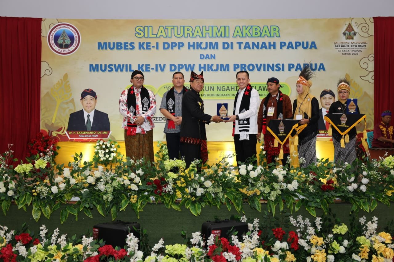 Pj Gubernur Fatoni Hadiri Mubes HKJM Papua: Perkuat Persatuan Anak Bangsa di Tanah Cenderawasih