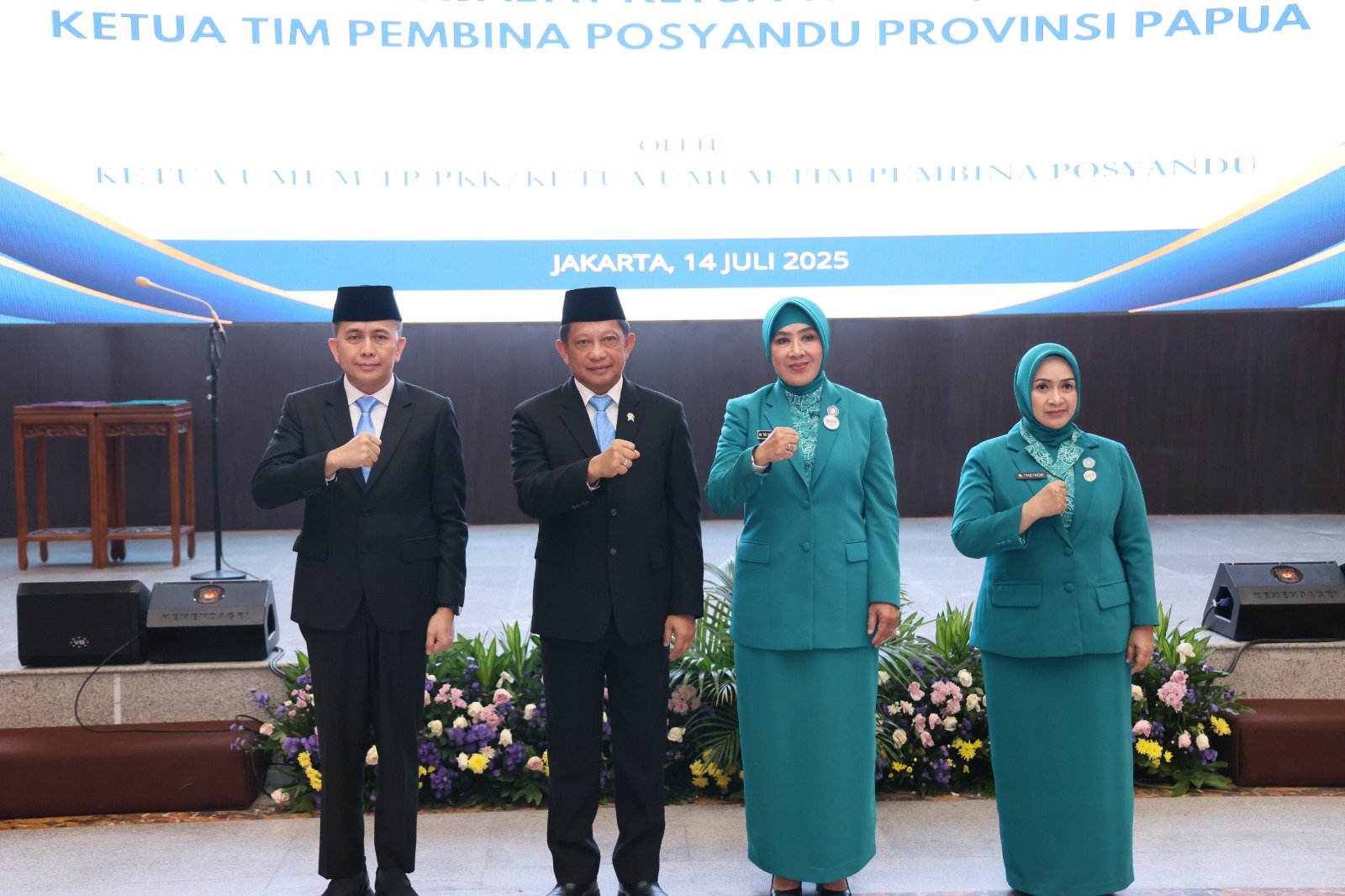 Tyas A. Fatoni Dilantik Jadi Pj Ketua TP PKK Provinsi Papua