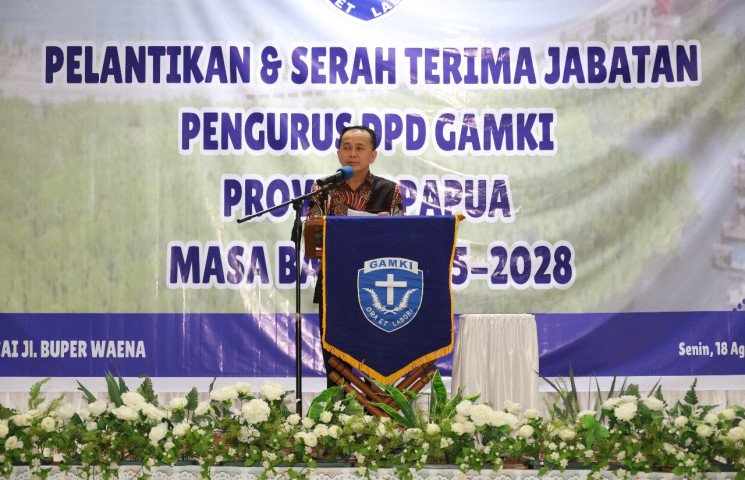 Pj Gubernur Fatoni: GAMKI Papua Harus Jadi Generasi Penjaga Persatuan dan Toleransi