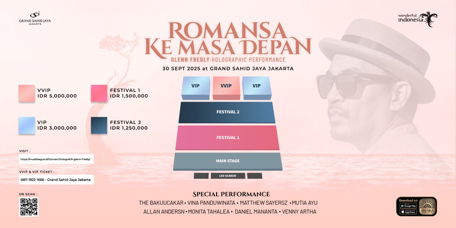Grand Sahid Jaya Jakarta Hadirkan Konser Holographic Glenn Fredly Bersama The Bakuucakar