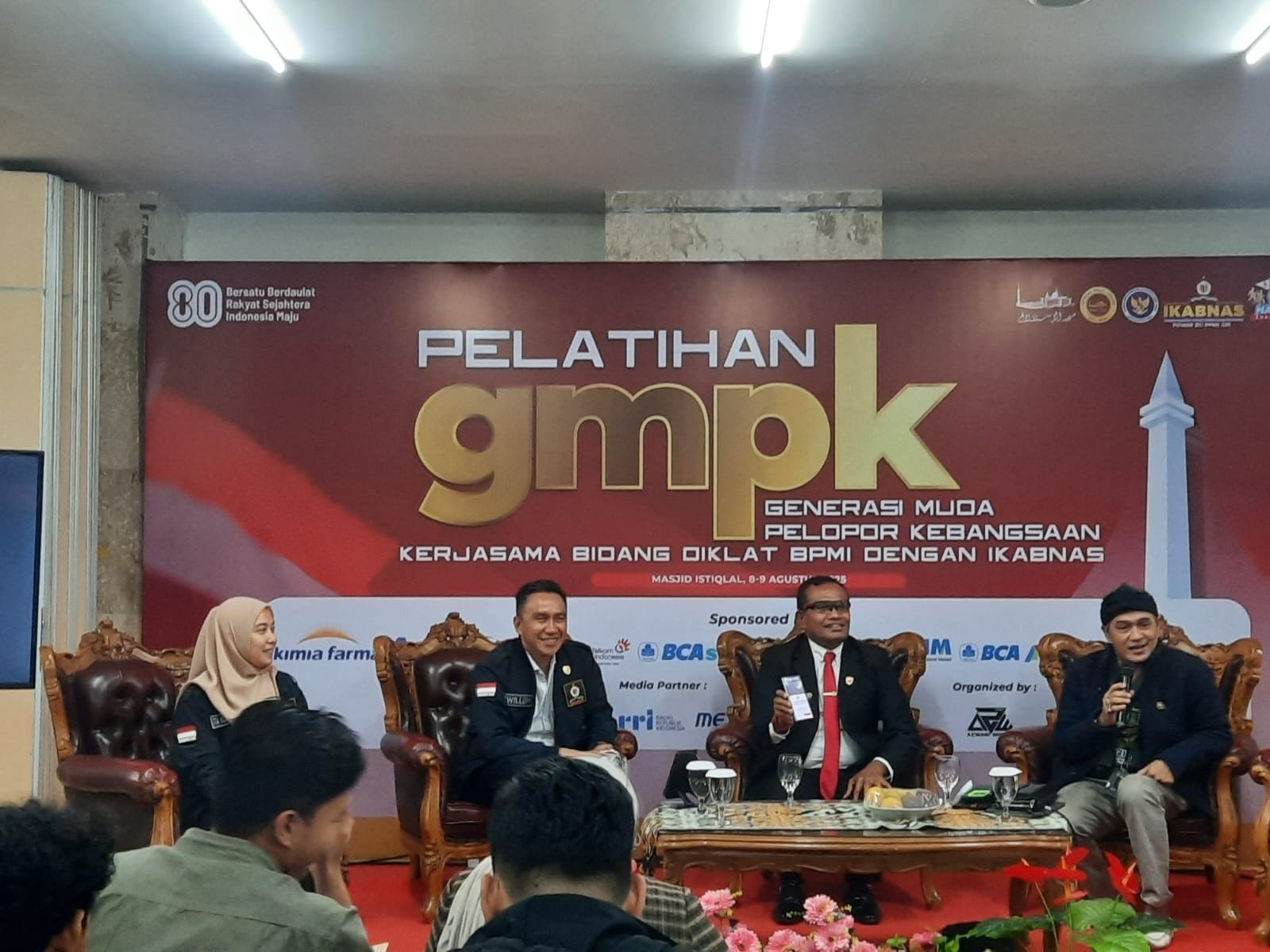 BPMI dan IKABNAS Gelar Pelatihan Generasi Muda Pelopor Kebangsaan Angkatan Pertama