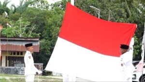 HUT ke-80 RI di Kabupaten Mappi, Upacara Upacara Detik-Detik Proklamasi Berlangsung Khidmat di Lapangan Krida Kepi