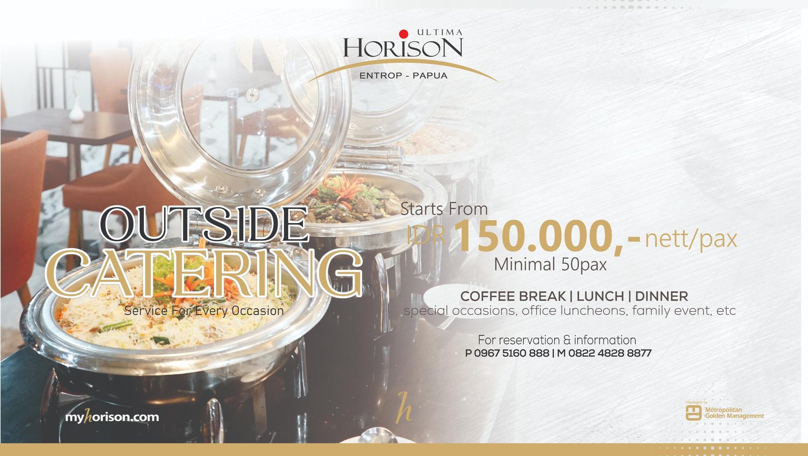 Horison Ultima Entrop Papua Luncurkan Layanan Outside Catering Premium di Jayapura