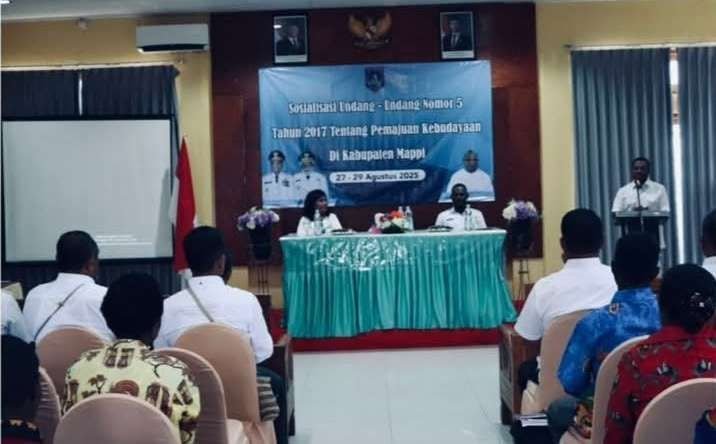 Bupati Mappi Buka Sosialisasi UU Pemajuan Kebudayaan, Tegaskan Pentingnya Pelestarian Warisan Leluhur