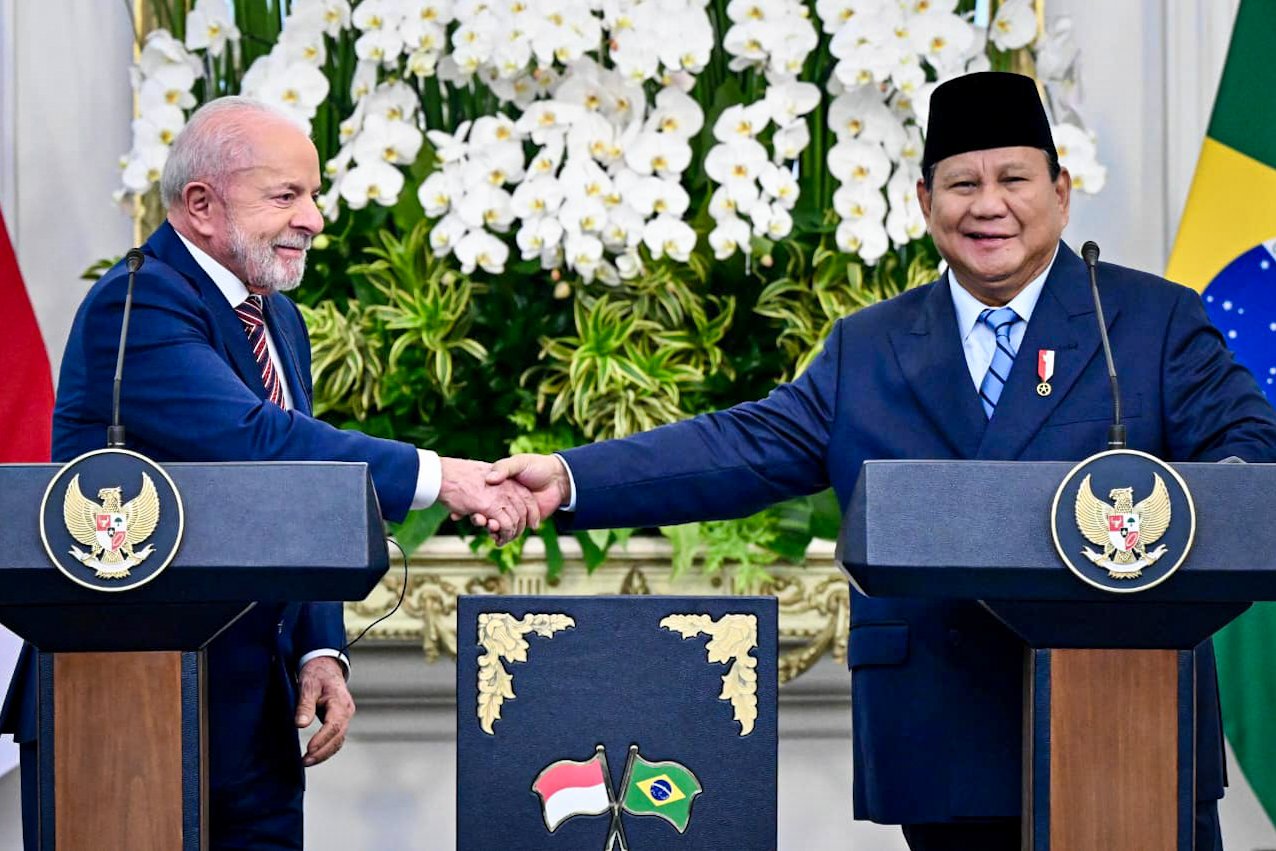 Presiden Prabowo dan Presiden Lula Sepakat Perkuat Kerja Sama Strategis Indonesia–Brasil