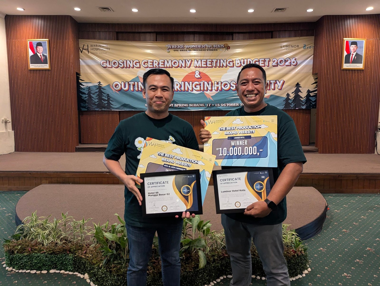 WHHG Apresiasi Tim Hotel atas Peningkatan Direct Booking