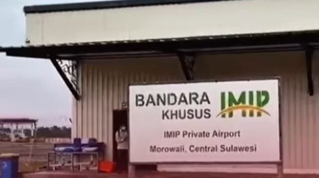 Bandara PT IMIP di Morowali Dikecam Menhan, Beroperasi Tanpa Pengawasan Negara