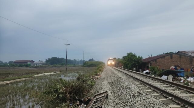 Pascabanjir Sumatra: Jalur Kereta Medan–Binjai Kembali Dibuka