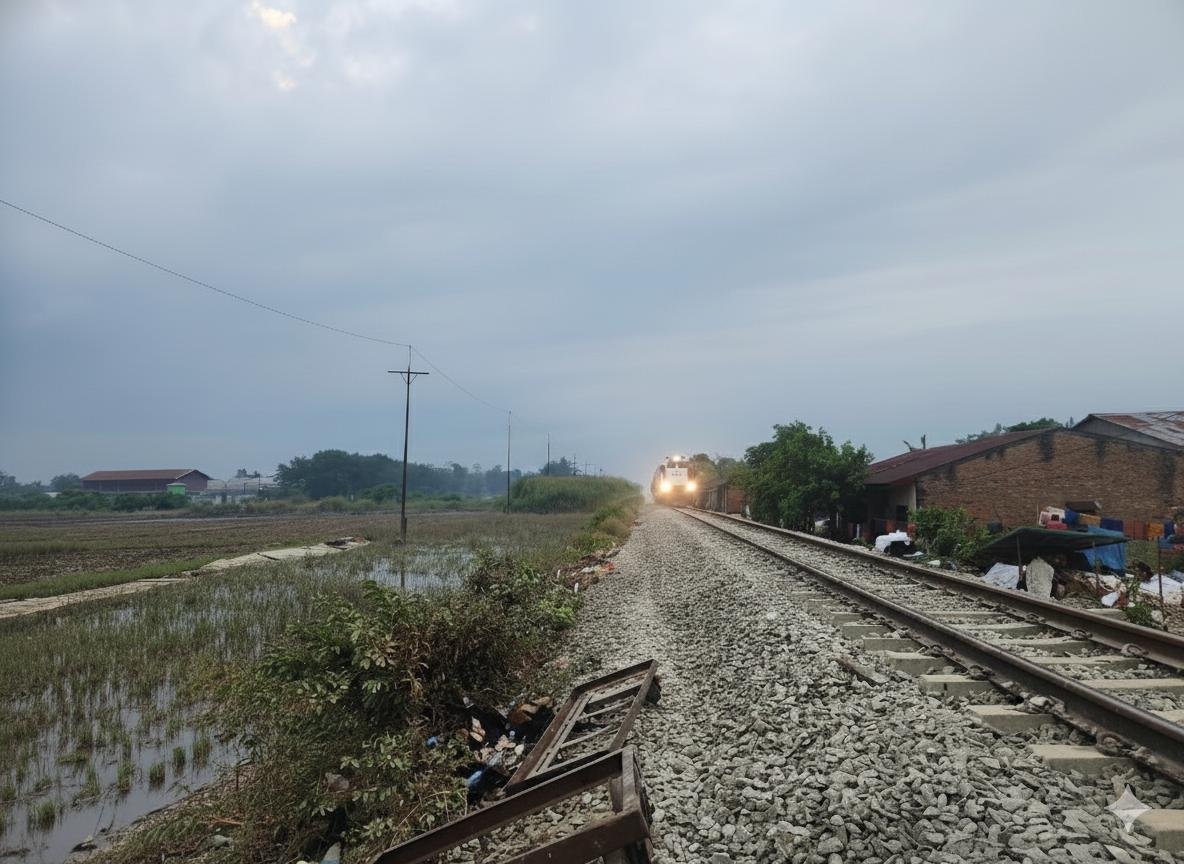 Pascabanjir Sumatra: Jalur Kereta Medan–Binjai Kembali Dibuka