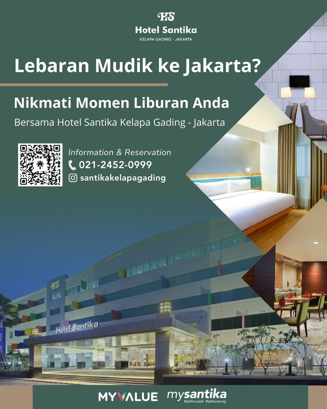 Libur Lebaran di Jakarta Utara? Hotel Santika Kelapa Gading Jadi Pilihan Strategis Dekat Ancol dan Pusat Belanja