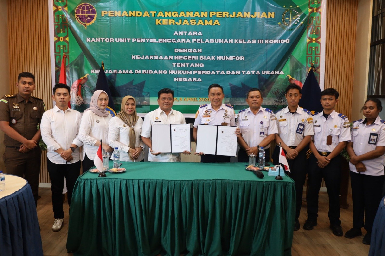 Sinergi KUPP Korido–Kejari Biak Perkuat Konektivitas Laut 3TP di Kawasan Pasifik