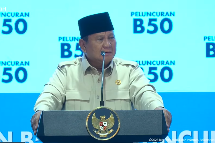 B50 Resmi Diluncurkan, Prabowo: Indonesia Negara Pertama yang Terapkan Biodiesel 50 Persen