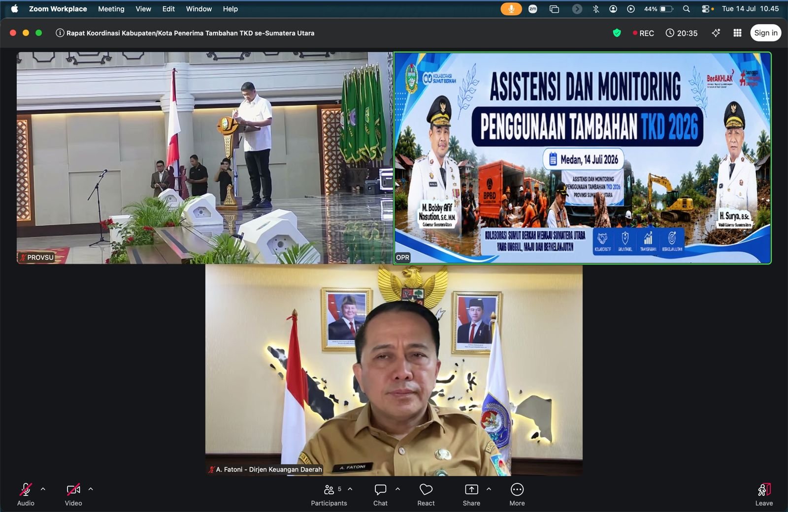 Kemendagri Lakukan Monev TKD Tambahan untuk Percepatan Pemulihan Bencana di Sumut