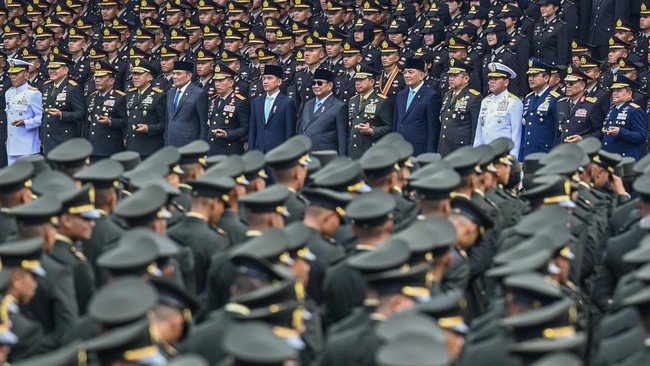 Prabowo Naikkan Tunjangan Kinerja TNI dan Pegawai Kemhan, KSAD-KSAL-KSAU Kini Terima Rp48,6 Juta per Bulan