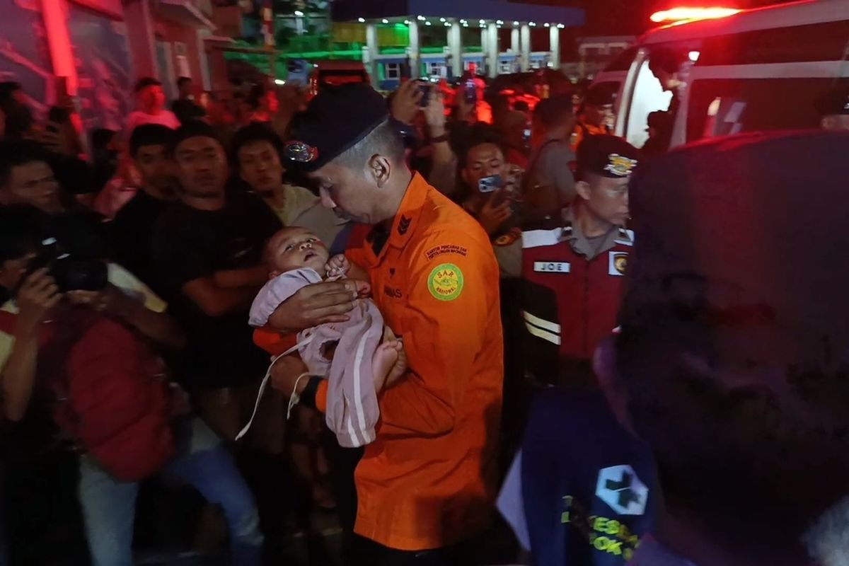 Bayi 8 Bulan Selamat dari KMP Putri Yasmin Terbakar, 8 Jam Terombang-ambing di Laut