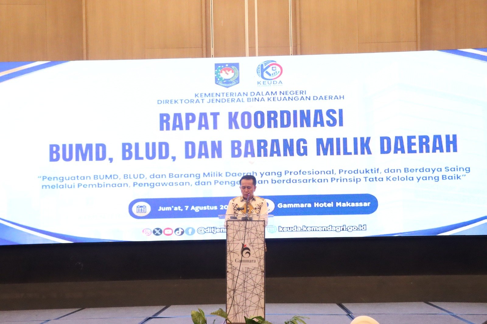 Dirjen Bina Keuda Fatoni Dorong Pemda Optimalkan BUMD, BLUD dan BMD untuk Perkuat Pembiayaan Pembangunan