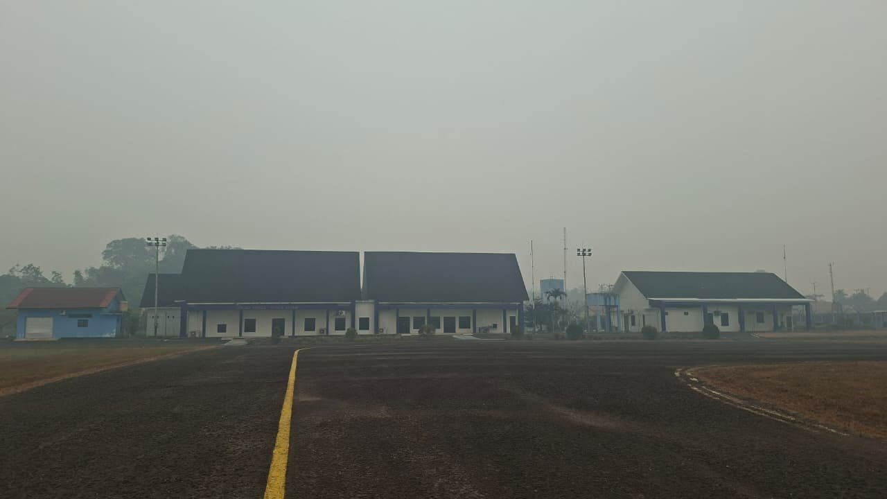 409 Penerbangan Terdampak Karhutla di Kalimantan, Jarak Pandang Turun hingga 50 Meter