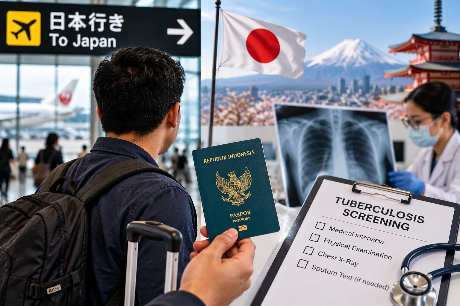Mulai 2027, WNI yang Akan Tinggal di Jepang Wajib Tes TBC Sebelum Berangkat
