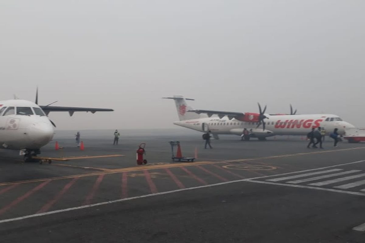 16 Bandara di Papua Terdampak Karhutla, 2.021 Penerbangan Domestik Terganggu