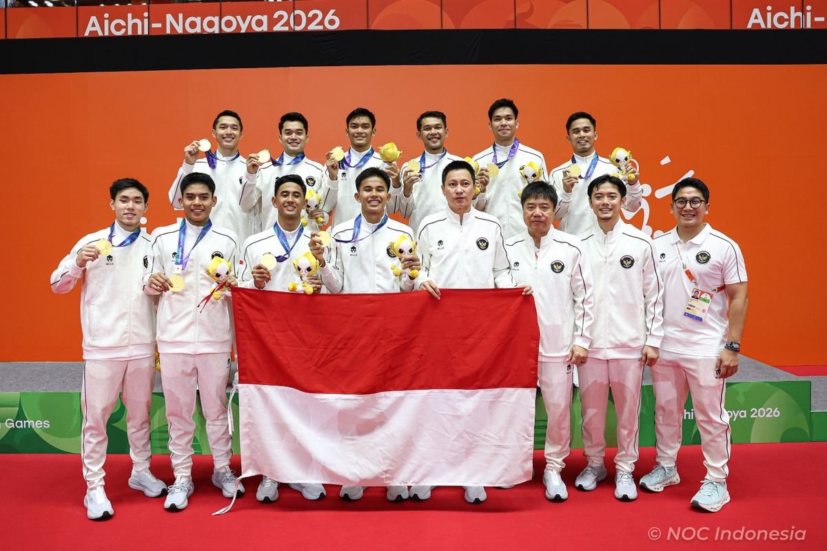 Indonesia Raih 5 Emas di Asian Games 2026, Lampaui Target dan Finis di Posisi 16