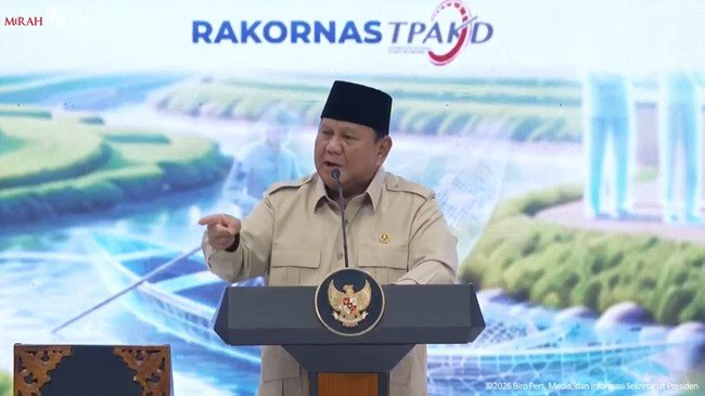 Prabowo Singgung Kode Teddy yang Minta Akhiri Pidato: Gue Ini Presiden, Ted